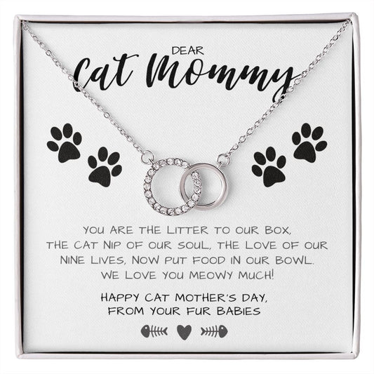 Dear Cat Mommy Mother's Day | Purr-fect Pair Necklace | From Fur Babies