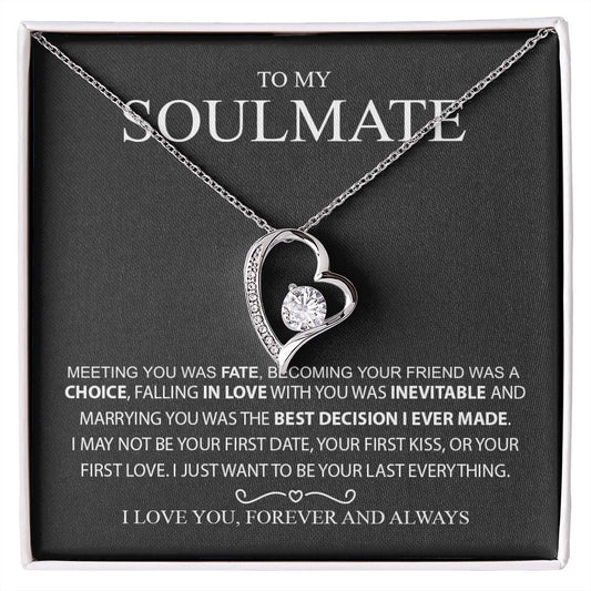To My Soulmate |Forever Love Necklace