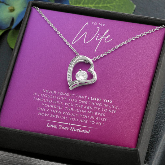 My Wife | Never Forget | Love Necklace